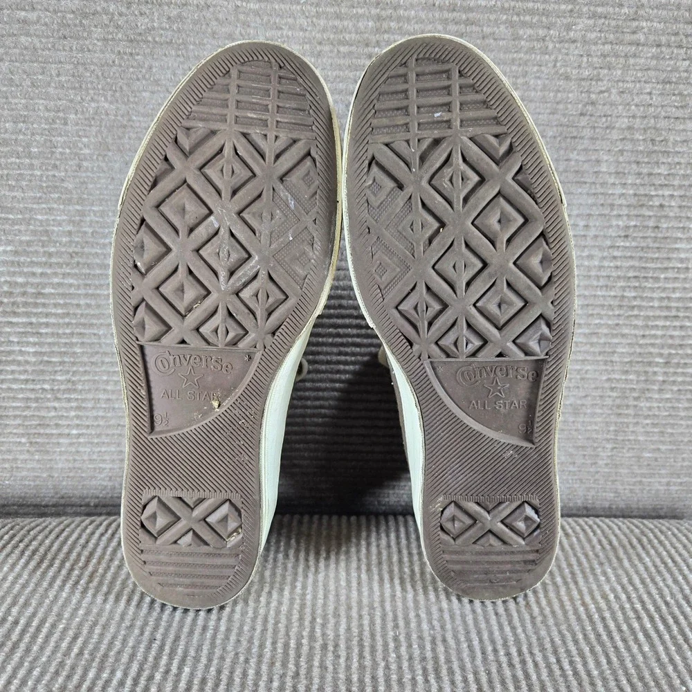 Converse Unisex 9.5 Brown Tan Split Panel Chuck 70 High Top Sneakers A01645C - Picture 7 of 8